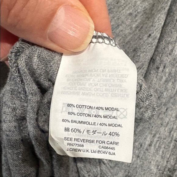 Michael de Feo for J. Crew Painted Tulips Cotton Modal Tee T-Shirt small AB - Picture 7 of 8